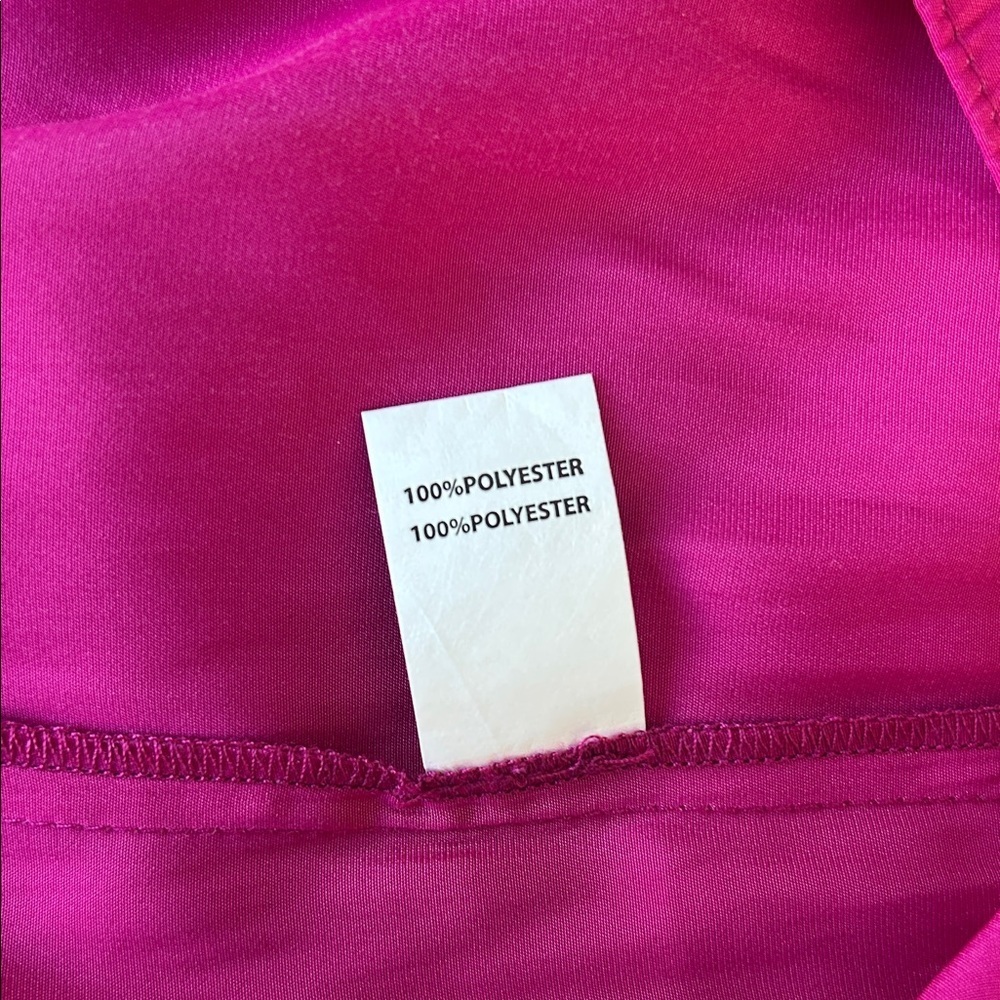 Ramy Brook Amalie Fuchsia Long Sleeve Top | S - Picture 4 of 5